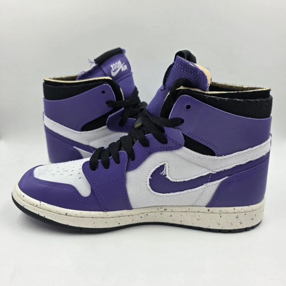 Nike Air Jordan 1 High Zoom Comfort CMFT Purple Court CT0978-501 Mens Size 8